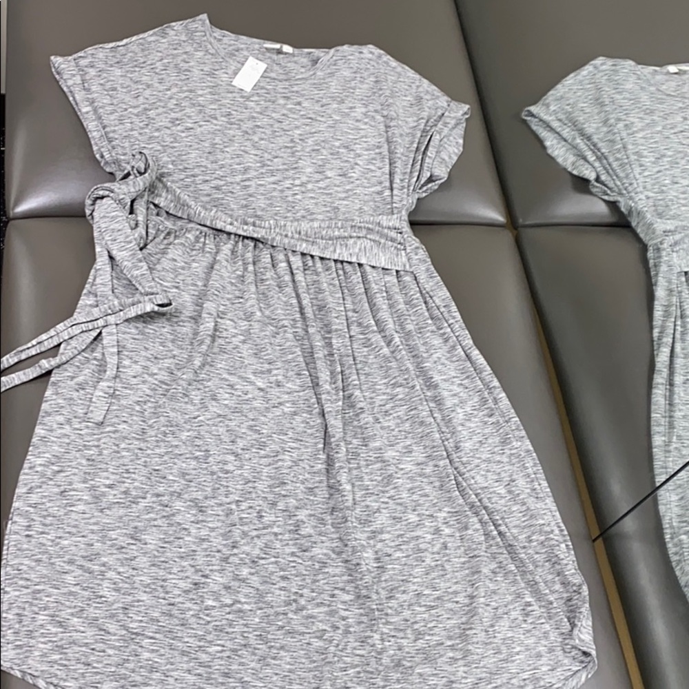 GAP Large Gray Dress with Tie